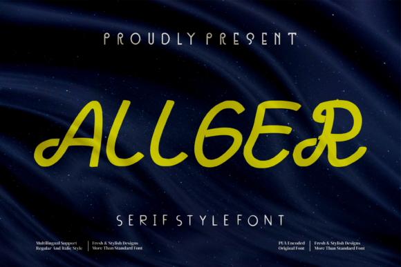 Allger: The Handwritten Font for Modern Marketing
