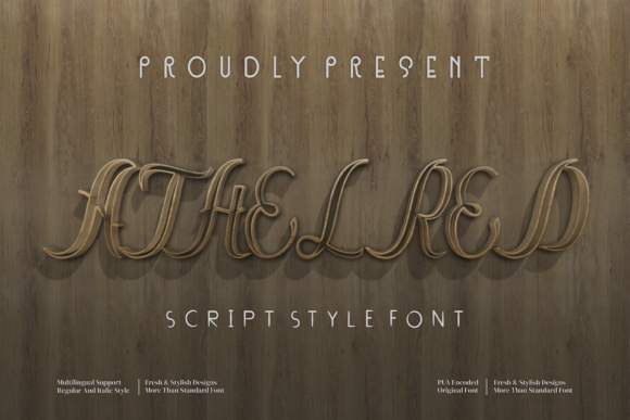 Athelred: A Romantic Handwritten Font for Editorial Design