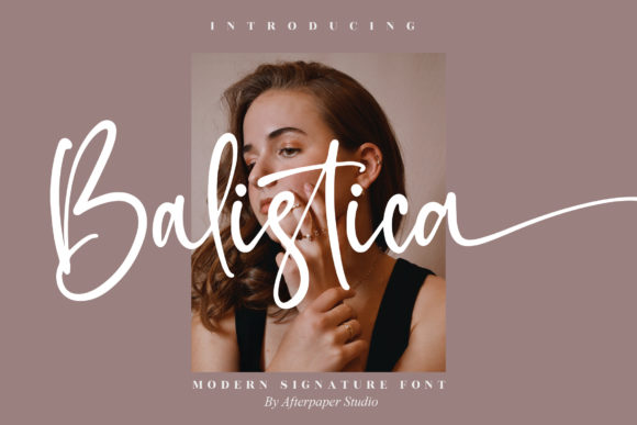 Balistica: The Script Font That Adds Elegance to Every Handmade Product