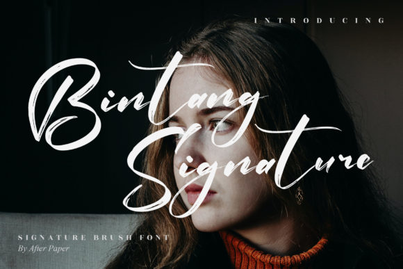 Bintang Signature: A Handwritten Font for Elegant Craft and Product Design