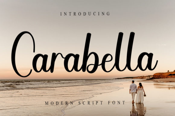 Carabella: A Playful Script Font for Modern Editorial Design