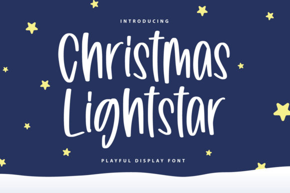Christmas Lightstar Font: A Stylish Boost for Small Business Branding