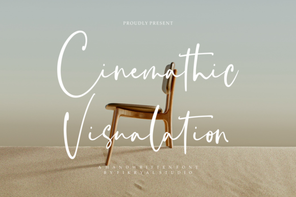 Cinemathic Visualation: A Modern Script Font for Web Design and Digital Branding