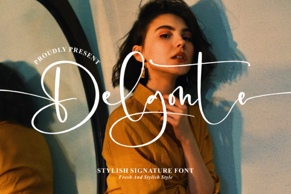 Delgonte: A Designer’s Go-To Script Font for Elegant Branding