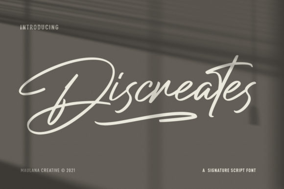 Discreates: A Handwritten Script Font That Elevates Campaign Visuals