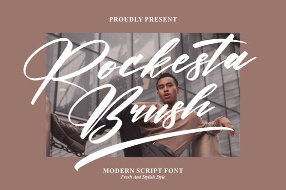 Elegant Script Font for Crafters: Rockesta Brush