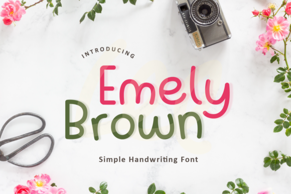 Emely Brown: A Handwritten Font for Editorial Elegance