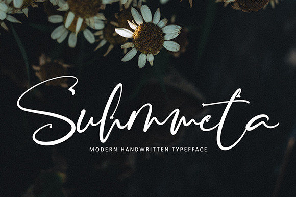 Enhance Your Editorial Design with the Playful Elegance of Suhmmeta Script Font