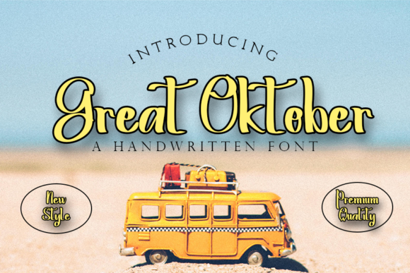 Great Oktober: Elevating Digital Campaigns with Elegant Script Typography