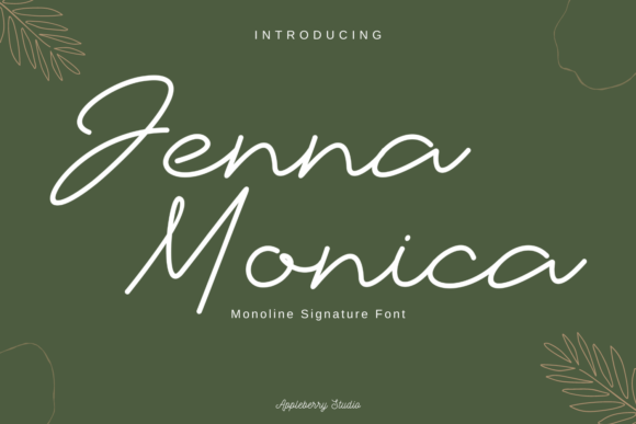 Jenna Monica: The Elegant Handwritten Font for Crafters