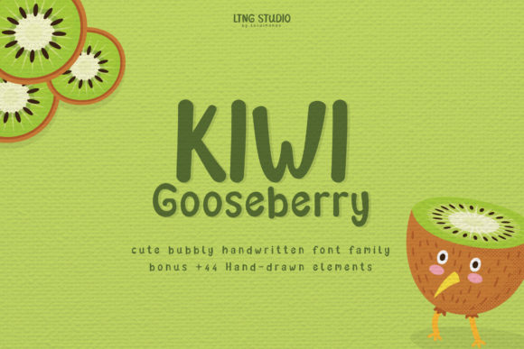 Kiwi Gooseberry: A Handwritten Font That Elevates Small Business Branding