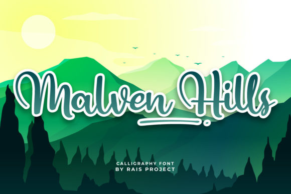 Malven Hills: A Sweet Handwritten Font That Elevates Small Business Branding