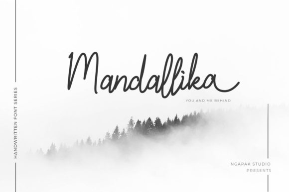 Mandallika: A Handwritten Font for Editorial Design