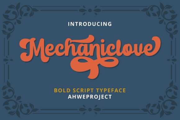 Mechaniclove: A Bold Handwritten Font That Elevates Brand Identity