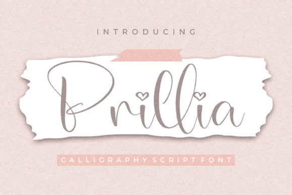 Prillia: A Refined Script Font That Elevates Handmade Product Design