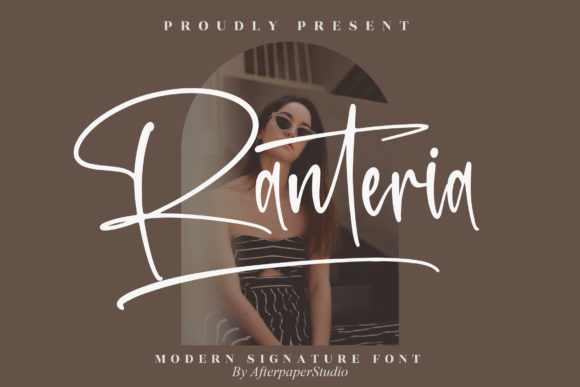 Ranteria: An Elegant Handwritten Font for Crafters