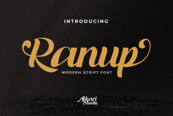 Ranup: A Magical Script Font for Web Design