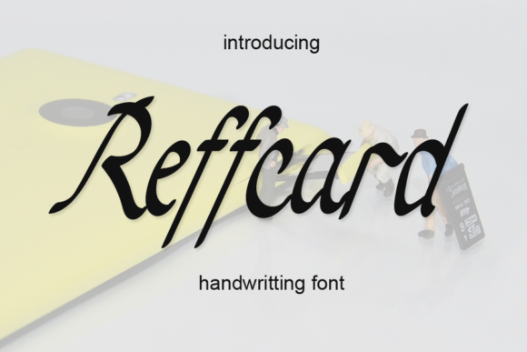Reffcard: A Handwritten Font for Modern Editorial Design