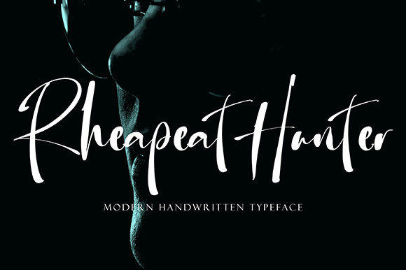 Rhepeat Hunter: A Dainty Handwritten Font for Branding