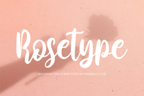 Rosetype: A Timeless Handwritten Font for Editorial Elegance