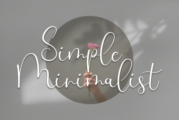 Simple Minimalist: A Luxurious Script Typeface for Elegant Web Design