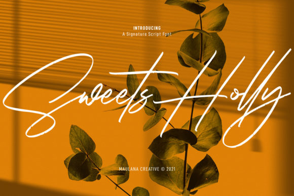 Sweets Holly: A Handwritten Font for Makers