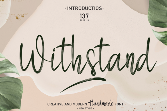 Withstand: A Handwritten Font That Elevates Campaign Typography